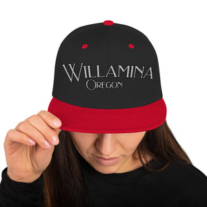 Willamina, Oregon Snapback Hat