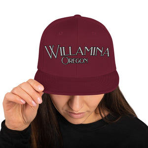 Willamina, Oregon Snapback Hat