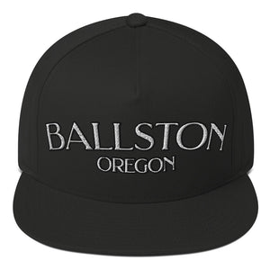 Ballston, Oregon Flat Bill Cap