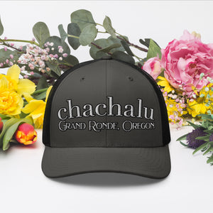 chachalu (Grand Ronde, Oregon) Trucker Cap