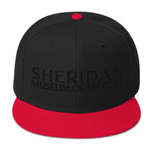 Sheridan Museum of History  (Black Font) Snapback Hat