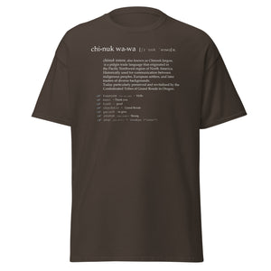 chinuk wawa Definition Unisex classic tee