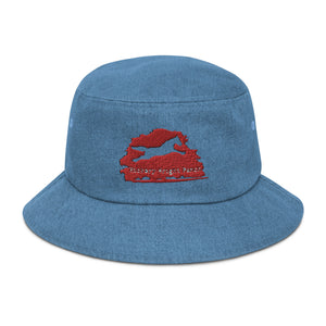 Hickory Wright Ranch Denim bucket hat