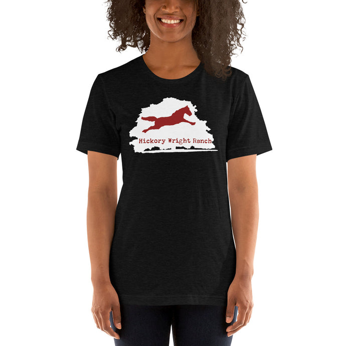 Hickory Wright Ranch white-red T-Shirt