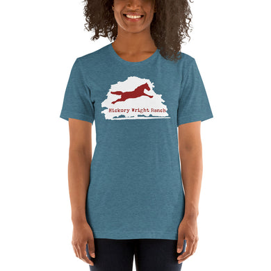 Hickory Wright Ranch white-red T-Shirt